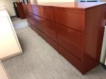 4-drawer lateral file cabinet - cherry veneer - lockable - ITEM #:255118 - Thumbnail image 4 of 6