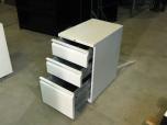 File cabinet - box-box-file configuration - grey-white finish - ITEM #:260024 - Thumbnail image 2 of 3
