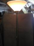 Floor lamp with chrome frame and white shroud - ITEM #:880005 - Thumbnail image 2 of 3